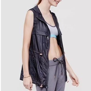 Lou & Grey Form Hoodie Vest sz XS